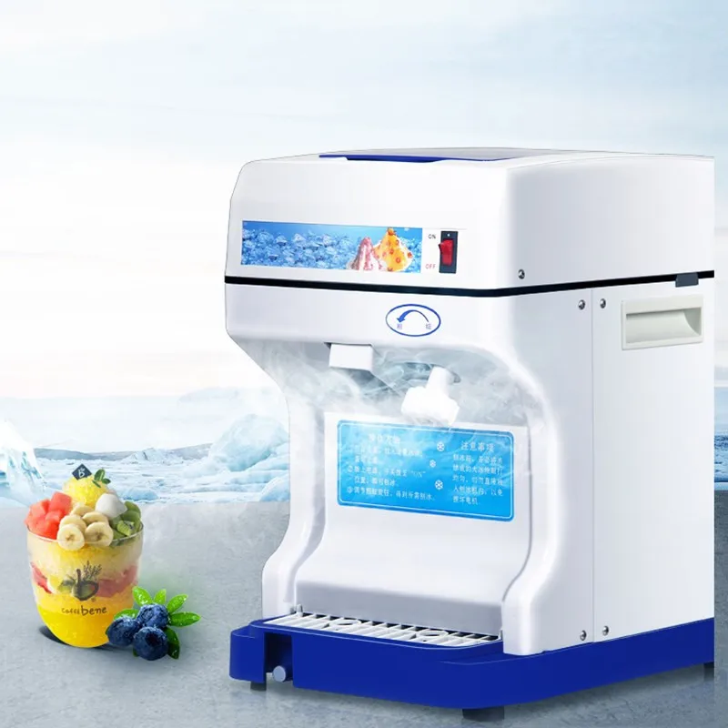 Full Automatic Ice Crusher Snowflake Ice Planer Electric Smoothie Machine Ice Planer for Milk Tea Shop
Full Automatic Ice Crusher Snowflake Ice Planer Electric Smoothie Machine Ice Planer for Milk Tea Shop