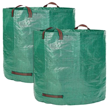 72 Gallon Garden Waste Bags Heavy Duty Reusable/Collapsible Leaf Bags with 4 Reinforced Handles for Gardening Containers 
72 Gallon Garden Waste Bags Heavy Duty Reusable/Collapsible Leaf Bags with 4 Reinforced Handles for Gardening Containers