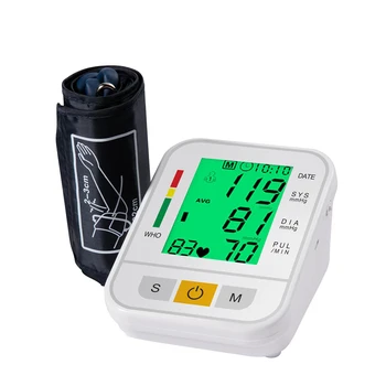 Portable Upper Arm Blood Pressure Monitor BP Sphygmomanometer Pressure Meter Measuring Arterial Pressure Backlight Tonometer
Portable Upper Arm Blood Pressure Monitor BP Sphygmomanometer Pressure Meter Measuring Arterial Pressure Backlight Tonometer