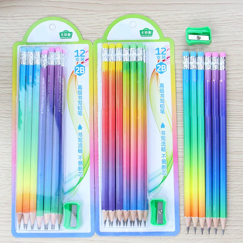 6 Pcs #2 Lead Pencil Set with Sharpener for Handwriting Student School Text Standard Pencils Pens Office Supplies Writing Pens
6 Pcs #2 Lead Pencil Set with Sharpener for Handwriting Student School Text Standard Pencils Pens Office Supplies Writing Pens