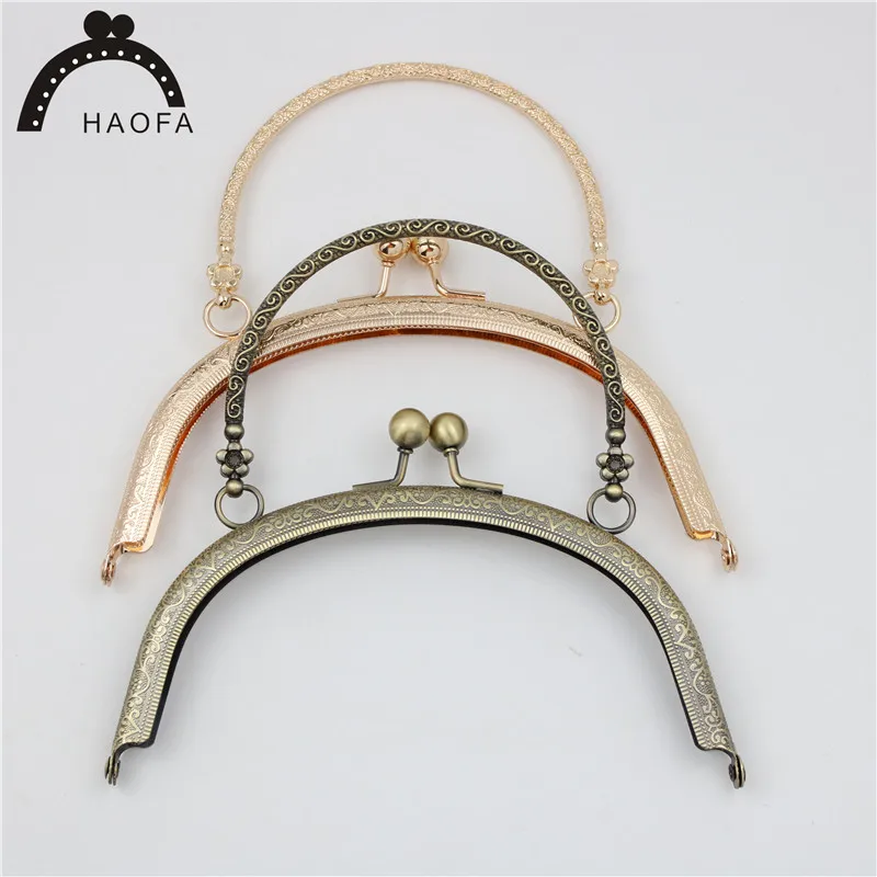 HAOFA New Arrival 16.5cm Arc Pures Frame For Matal Screw Hand Bag Frame DIY Embossing metal purse Frame 4pcs/lot
HAOFA New Arrival 16.5cm Arc Pures Frame For Matal Screw Hand Bag Frame DIY Embossing metal purse Frame 4pcs/lot