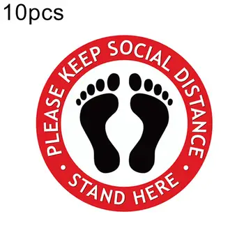 10Pcs social distancing Stickers Please Keep Social Distancing Line Queue Crowd Floor Sticker Sign Floor Stickers Keep Distance
10Pcs social distancing Stickers Please Keep Social Distancing Line Queue Crowd Floor Sticker Sign Floor Stickers Keep Distance