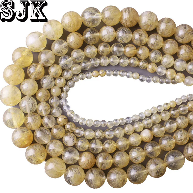 Beads Natural Stone Smooth Citrines Quartz Loose Beads 16" Strand 4 6 8 10 12 MM Pick Size Diy Handmade Jewelry Making
Beads Natural Stone Smooth Citrines Quartz Loose Beads 16" Strand 4 6 8 10 12 MM Pick Size Diy Handmade Jewelry Making