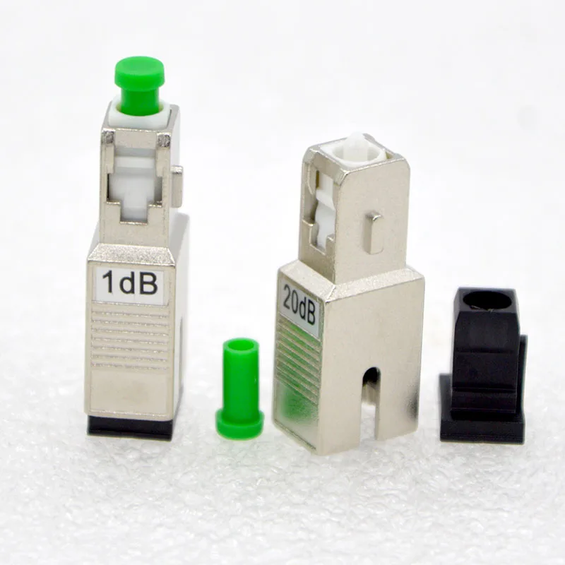 NEW Optical Fiber Connector Attenuator 1~20dB Metal Ion Bait SC/UPC Female -SC/APC Male Adapter For DWDM , EDFA
NEW Optical Fiber Connector Attenuator 1~20dB Metal Ion Bait SC/UPC Female -SC/APC Male Adapter For DWDM , EDFA