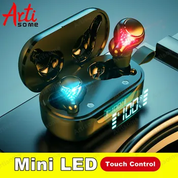 Mini TWS Wireless Bluetooth Earphone LED 500mAh Stereo Earbuds Noise Cancelling Waterproof Sports Headsets Bluetooth Headphones
Mini TWS Wireless Bluetooth Earphone LED 500mAh Stereo Earbuds Noise Cancelling Waterproof Sports Headsets Bluetooth Headphones