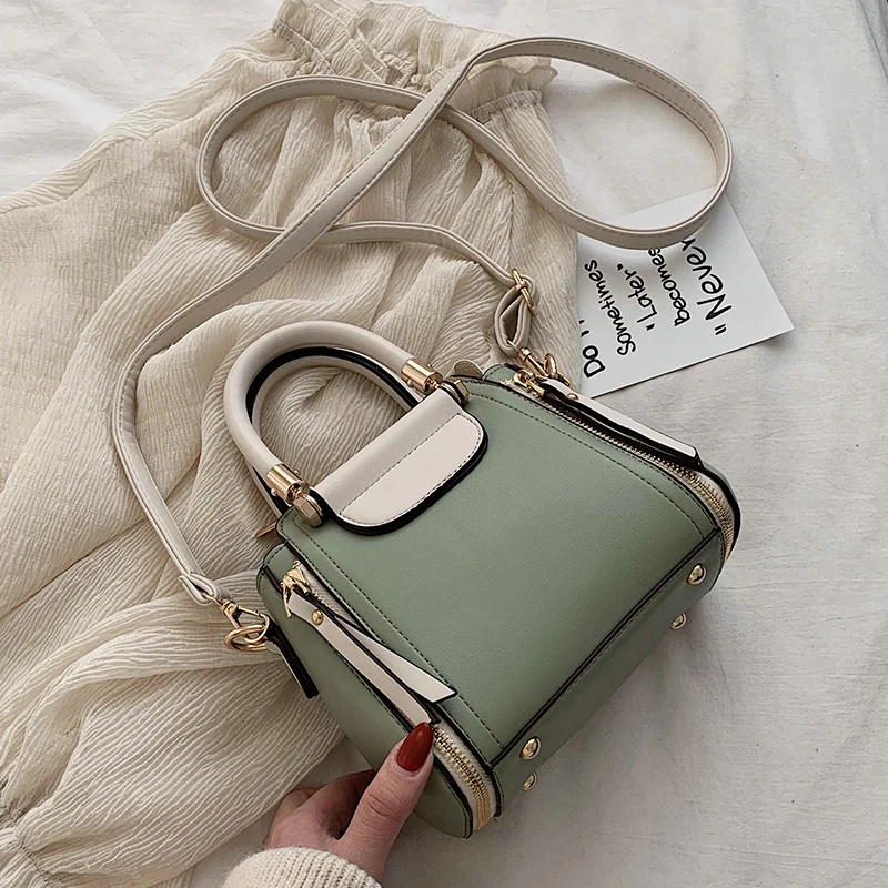 Elegant Female Tote bag 2020 Fashion New High quality PU Leather Women's Designer Handbag Contrast color Shoulder Messenger Bag
Elegant Female Tote bag 2020 Fashion New High quality PU Leather Women's Designer Handbag Contrast color Shoulder Messenger Bag