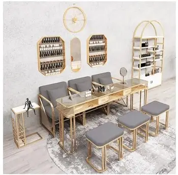 New manicure table and chair full set single double three person manicure table set net red marble manicure table
New manicure table and chair full set single double three person manicure table set net red marble manicure table