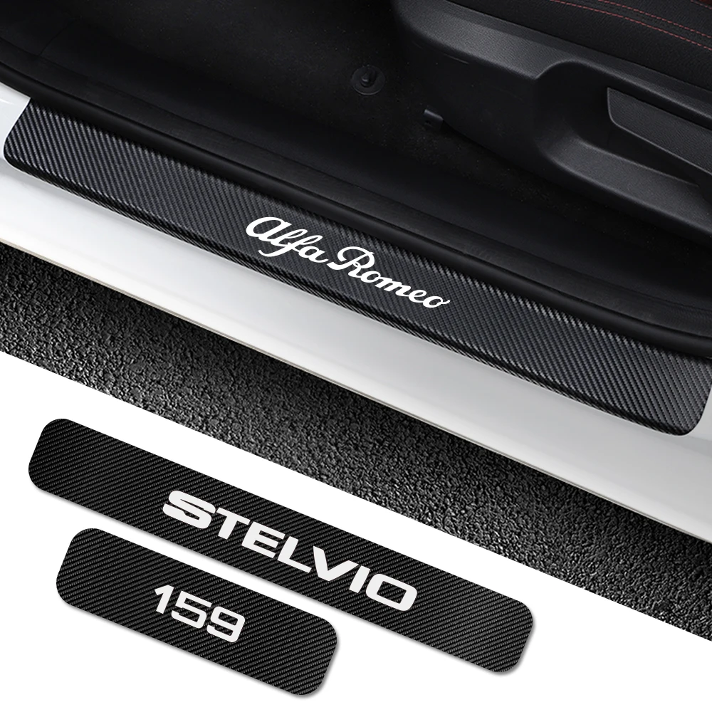 4PCS Car Door Sill Scuff Plate Stickers For Alfa Romeo Giulia Giulietta 159 156 MITO Stelvio 147 Sportiva Car Tuning Accessories
4PCS Car Door Sill Scuff Plate Stickers For Alfa Romeo Giulia Giulietta 159 156 MITO Stelvio 147 Sportiva Car Tuning Accessories