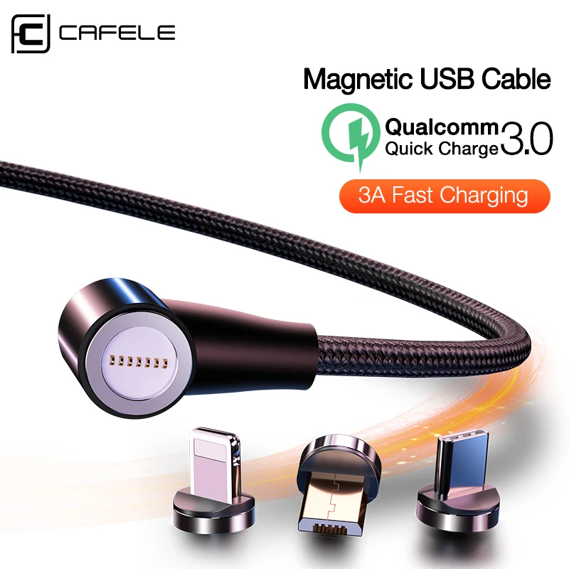 Cafele QC3.0 Magnetic USB Cable For iPhone Charger Micro USB Type C Cable Wire For Huawei Xiaomi Samsung Phone Charging Cord
Cafele QC3.0 Magnetic USB Cable For iPhone Charger Micro USB Type C Cable Wire For Huawei Xiaomi Samsung Phone Charging Cord