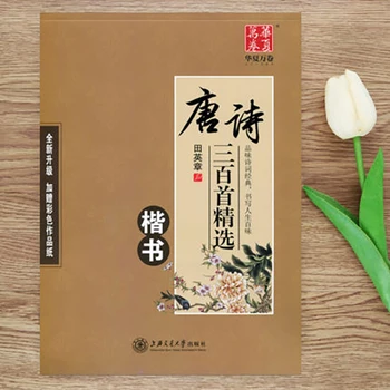 Hard print regular script copybook Tang poetry 300 students draw red adult block script copybook
Hard print regular script copybook Tang poetry 300 students draw red adult block script copybook