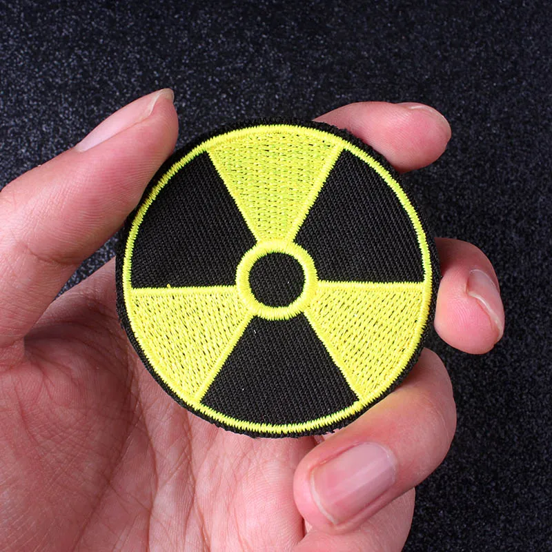 Chernobyl Nuclear Dangerous Sign Radioactive Patch Embroidery sewing Yellow Green Iron on Patch For Clothes Applique DIY Fabric
Chernobyl Nuclear Dangerous Sign Radioactive Patch Embroidery sewing Yellow Green Iron on Patch For Clothes Applique DIY Fabric