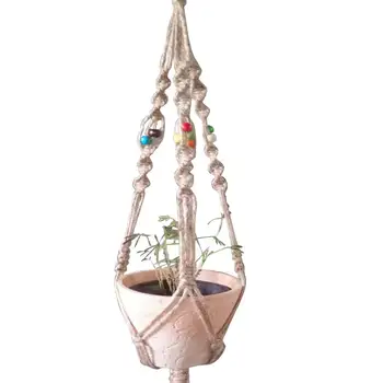 Big size Macrame Plant Hanger Flowerpot Holder flowerpot net bagGarden pot Lifting Rope Gardening sling hand-woven hemp rope
Big size Macrame Plant Hanger Flowerpot Holder flowerpot net bagGarden pot Lifting Rope Gardening sling hand-woven hemp rope