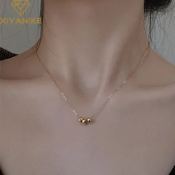 XIYANIKE Minimalist 925 Sterling Silver Necklace Charm Women Jewelry Korean Fashion Clavicle Chain Party Accessories Gifts 
XIYANIKE Minimalist 925 Sterling Silver Necklace Charm Women Jewelry Korean Fashion Clavicle Chain Party Accessories Gifts
