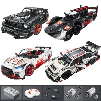 23009 Ford Mustang Hoonicorn RTR V2 Racing Car With Power Function Led Light Technic 20102 MOC-22970 Building Block Bricks Kids
23009 Ford Mustang Hoonicorn RTR V2 Racing Car With Power Function Led Light Technic 20102 MOC-22970 Building Block Bricks Kids