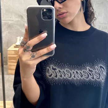2020ss Oversize Vetements T shirt Men Women Streetwear High Quality Silver Rivets Vetements Top Tees T-Shirt
2020ss Oversize Vetements T shirt Men Women Streetwear High Quality Silver Rivets Vetements Top Tees T-Shirt