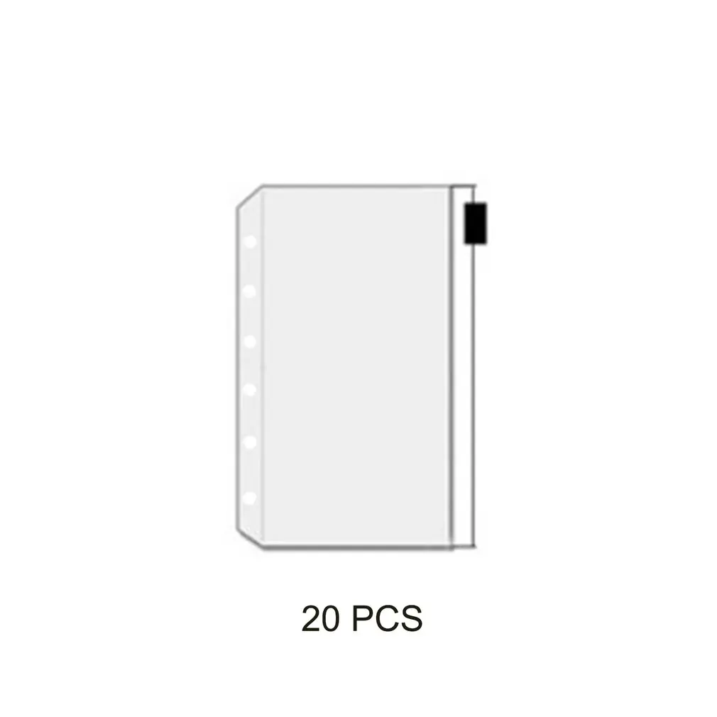 Transparent PVC Storage Card Holder A5/A6/A7 Binder Rings Notebook 6 Hole Bag Envelope Zipper Insert Refill Document Organiser
Transparent PVC Storage Card Holder A5/A6/A7 Binder Rings Notebook 6 Hole Bag Envelope Zipper Insert Refill Document Organiser