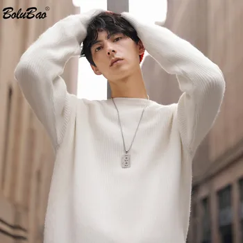 BOLUBAO Autumn New Men Pullover Sweaters Fashion Brand Men's High Street Solid Color Sweater Male O-Neck Casual Sweater
BOLUBAO Autumn New Men Pullover Sweaters Fashion Brand Men's High Street Solid Color Sweater Male O-Neck Casual Sweater