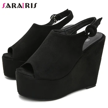 SaraIris Open Toe Solid Back Strap High Heeled Wedges Sandals Women 2020 Leisure Sandals Ladies Shoes
SaraIris Open Toe Solid Back Strap High Heeled Wedges Sandals Women 2020 Leisure Sandals Ladies Shoes