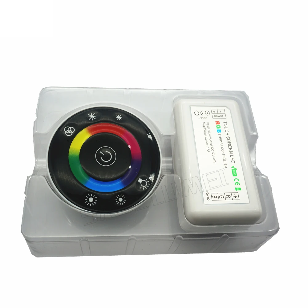 LED Touch Round RGB Controller DC12V-DC24V 18A 7 Keys RF Remote controller for 3528 2835 5050 LED strip lights
LED Touch Round RGB Controller DC12V-DC24V 18A 7 Keys RF Remote controller for 3528 2835 5050 LED strip lights