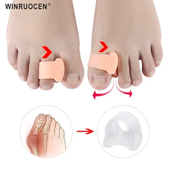 2Pcs index finger Hallux Valgus Separator Silicone Corrector Insoles Toe Overlapping Toe Pain Relieve Insert Foot Care Corrector
2Pcs index finger Hallux Valgus Separator Silicone Corrector Insoles Toe Overlapping Toe Pain Relieve Insert Foot Care Corrector
