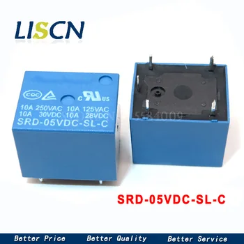 10PCS 5V DC Power Relay SRD-05VDC-SL-C T73-5V SRD-5VDC-SL-C 5Pin PCB Type SRD-05VDC
10PCS 5V DC Power Relay SRD-05VDC-SL-C T73-5V SRD-5VDC-SL-C 5Pin PCB Type SRD-05VDC