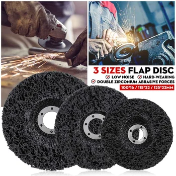 100/115/125mm Strip Disc Abrasive Wheel Paint Rust Remover Clean Grinding Wheels Durable Angle Grinder for Car Truck Motorcycle
100/115/125mm Strip Disc Abrasive Wheel Paint Rust Remover Clean Grinding Wheels Durable Angle Grinder for Car Truck Motorcycle