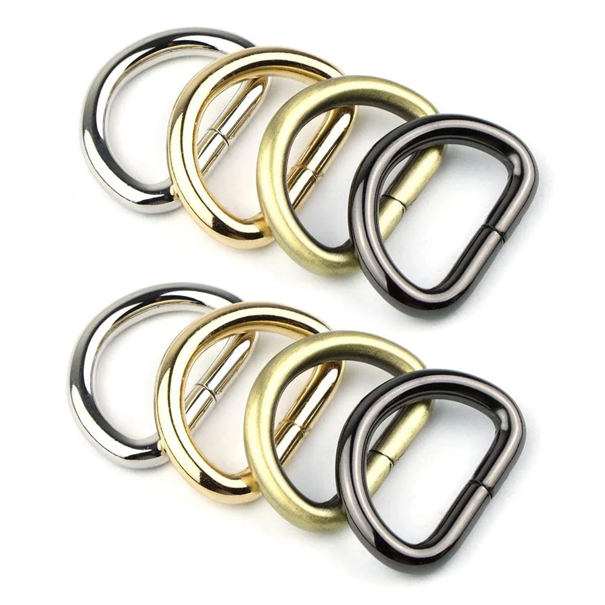 10pcs Metal D Ring Strap Dee Ring Loop Clip Hook Fasteners Thick Buckles for DIY Dog Collar Purses Bags Webbing Sewing(13-50mm)
10pcs Metal D Ring Strap Dee Ring Loop Clip Hook Fasteners Thick Buckles for DIY Dog Collar Purses Bags Webbing Sewing(13-50mm)