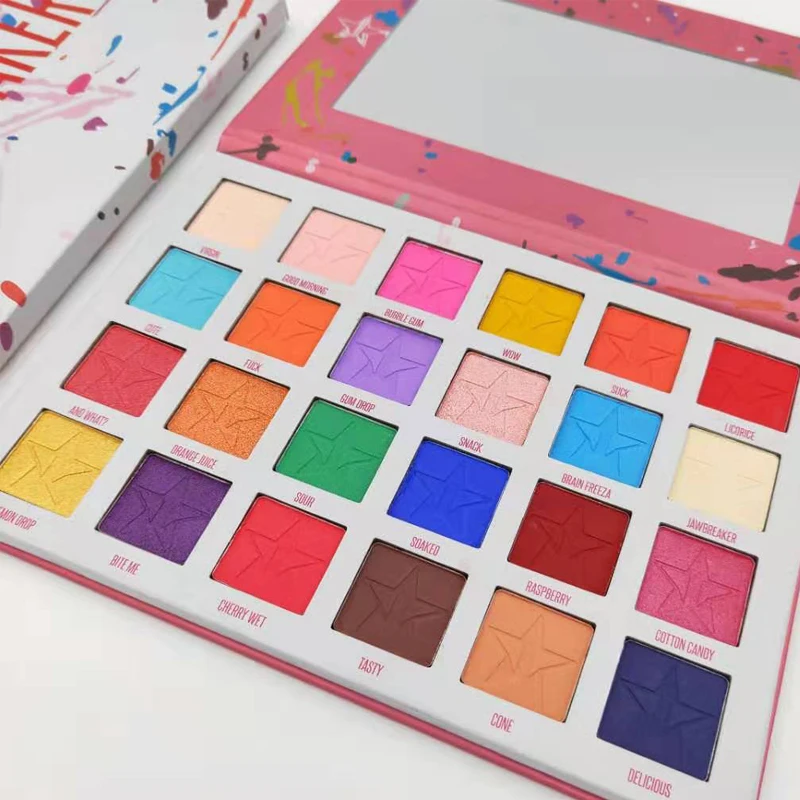 

New JawBreaker Eyeshadow Palette 24 Colors Five-pointed Star Jaw Breaker Eyeshadow Palette Factory Direct Cosmetic Palette