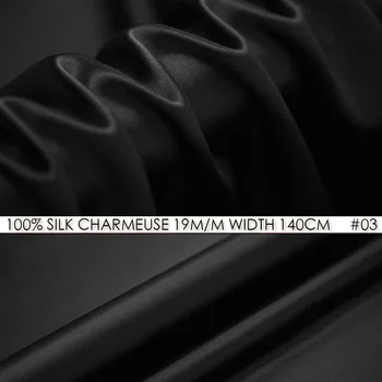SILK CHARMEUSE SATIN 140cm width 19momme 100% Pure Silk Fabric for Sewing Bonsai Decoration Party Ribbon Black Color
SILK CHARMEUSE SATIN 140cm width 19momme 100% Pure Silk Fabric for Sewing Bonsai Decoration Party Ribbon Black Color