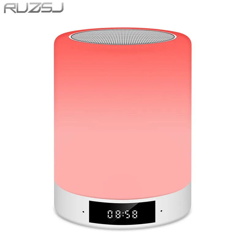 RUZSJ Bluetooth night light, with speaker, portable, wireless, bluetooth, speaker, touch control, led color, bedside table lamp
RUZSJ Bluetooth night light, with speaker, portable, wireless, bluetooth, speaker, touch control, led color, bedside table lamp