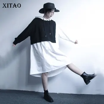 XITAO Leisure Plus Size Hooded Dresses Fashion Splice Black and White Contrast Women Dress Trend Harajuku Women Clothes XJ4105
XITAO Leisure Plus Size Hooded Dresses Fashion Splice Black and White Contrast Women Dress Trend Harajuku Women Clothes XJ4105