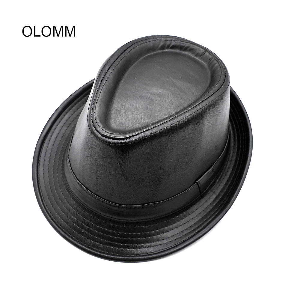 Spring Men PU leather Fedoras 2020 new style Bowler/Derby gentleman caps hats dropshipping 2020 B18
Spring Men PU leather Fedoras 2020 new style Bowler/Derby gentleman caps hats dropshipping 2020 B18