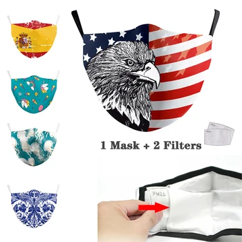 Fashion Cottom PM2.5 Filter Reusable Face Mask Anti-dust Mask Printed Face Masks Breathable Facemasks Maske Mouth Cover Washable
Fashion Cottom PM2.5 Filter Reusable Face Mask Anti-dust Mask Printed Face Masks Breathable Facemasks Maske Mouth Cover Washable