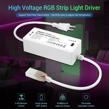 MILIGHT High Voltage RGB Strip Light Driver Support Amazon Alexa Voice Control Smartphone APP WiFi Control
MILIGHT High Voltage RGB Strip Light Driver Support Amazon Alexa Voice Control Smartphone APP WiFi Control