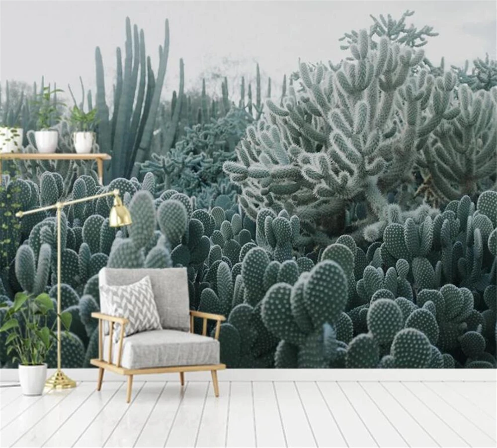 beibehang Custom 3D wallpaper fashion Nordic minimalist cactus living room bedroom background wall painting papel de parede 
beibehang Custom 3D wallpaper fashion Nordic minimalist cactus living room bedroom background wall painting papel de parede