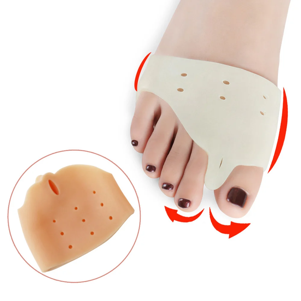 1 Pair Silicone Toes Separator Big Toe Hallux Valgus Orthotics Bunion Corrector Orthopedic Adjuster Forefoot Pads Foot Care
1 Pair Silicone Toes Separator Big Toe Hallux Valgus Orthotics Bunion Corrector Orthopedic Adjuster Forefoot Pads Foot Care
