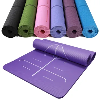 TPE Yoga Mats With Position Line 1830*610*6mm Non Slip Carpet Beginner Mat Environmental Fitness Gymnastics Anti-Slip Yoga Mats
TPE Yoga Mats With Position Line 1830*610*6mm Non Slip Carpet Beginner Mat Environmental Fitness Gymnastics Anti-Slip Yoga Mats