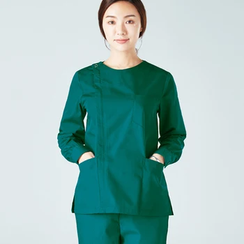 Women's Fashion Long Sleeves Medical Scrubs Set Pure Cotton Side Opening Front with Zipper and Scrub Pants Nursing Uniforms
Women's Fashion Long Sleeves Medical Scrubs Set Pure Cotton Side Opening Front with Zipper and Scrub Pants Nursing Uniforms