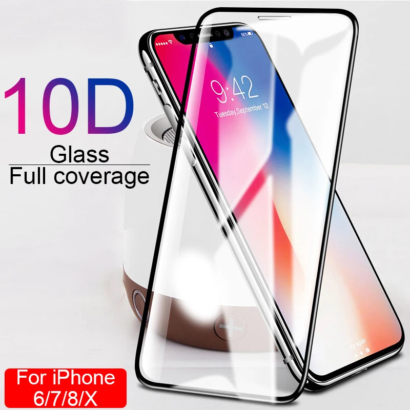 New 10D Protective Tempered Glass for IPhone X XS 6 6S 7 8 Plus Tempered Film Screen Protector for IPhone X XR XS MAX
New 10D Protective Tempered Glass for IPhone X XS 6 6S 7 8 Plus Tempered Film Screen Protector for IPhone X XR XS MAX