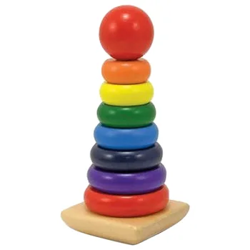 8-Piece Rainbow Stacker Stacking Rainbow Tower Wooden Building Blocks Educational Toy for Kids Sorting, Nesting & Stacking toys
8-Piece Rainbow Stacker Stacking Rainbow Tower Wooden Building Blocks Educational Toy for Kids Sorting, Nesting & Stacking toys