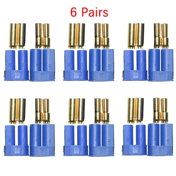 6Pairs EC5 Banana Plug Bullet Connector Female+Male for RC ESC Motor RC Quadcopter FPV Racing Drone Lipo Battery
6Pairs EC5 Banana Plug Bullet Connector Female+Male for RC ESC Motor RC Quadcopter FPV Racing Drone Lipo Battery