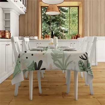 Tropical Leaves Linen Tablecloth Waterproof Oilproof Washable Table Cloth Rectangular Home Wedding Dining Table Cover Home Decor
Tropical Leaves Linen Tablecloth Waterproof Oilproof Washable Table Cloth Rectangular Home Wedding Dining Table Cover Home Decor