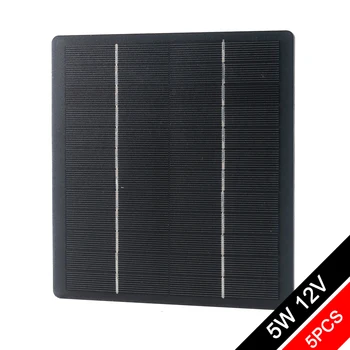 12V 400mA 5W Mini Solar Panel Small Solar Cells 12V Solar Charger DIY for Home Application - 5PCS
12V 400mA 5W Mini Solar Panel Small Solar Cells 12V Solar Charger DIY for Home Application - 5PCS