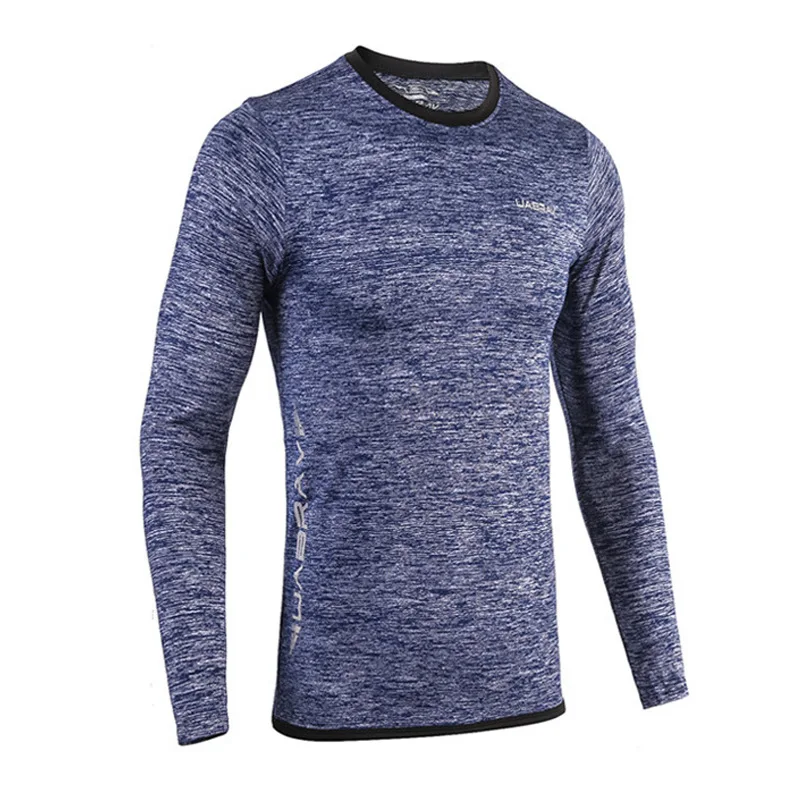 

Men Fitness Clothes Long-Sleeved Quick-Drying Sportswear Basketball Running Spring Autumn Cycling T-shirt Workout Tops