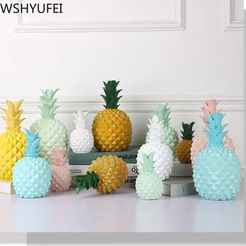 WSHYUFEI Nordic Modern Resin Pineapple Fruit Crafts Living Room Wine Cabinet Window Desktop Home Ornament Table Decoration
WSHYUFEI Nordic Modern Resin Pineapple Fruit Crafts Living Room Wine Cabinet Window Desktop Home Ornament Table Decoration