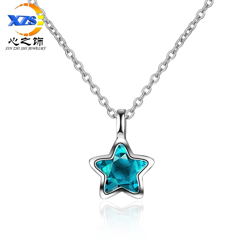 Senz shi Cute Five-pointed Star Choker Pendant Student South Korea Accessories Hipster Azure Star Necklace
Senz shi Cute Five-pointed Star Choker Pendant Student South Korea Accessories Hipster Azure Star Necklace