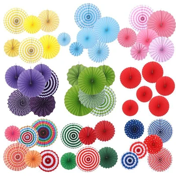 6pcs/Set 8" 12" 16" Hanging Paper Fan Tissue Paper Cut-out Pinwheels Hanging Flower Paper Crafts Wedding Birthday Party Decor 
6pcs/Set 8" 12" 16" Hanging Paper Fan Tissue Paper Cut-out Pinwheels Hanging Flower Paper Crafts Wedding Birthday Party Decor