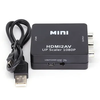 HDMI To AV Converter Mini HDMI To 2AV HD Video Converter Supports 1080P Hdmi To RCA Adapter Audio Aux Cable
HDMI To AV Converter Mini HDMI To 2AV HD Video Converter Supports 1080P Hdmi To RCA Adapter Audio Aux Cable