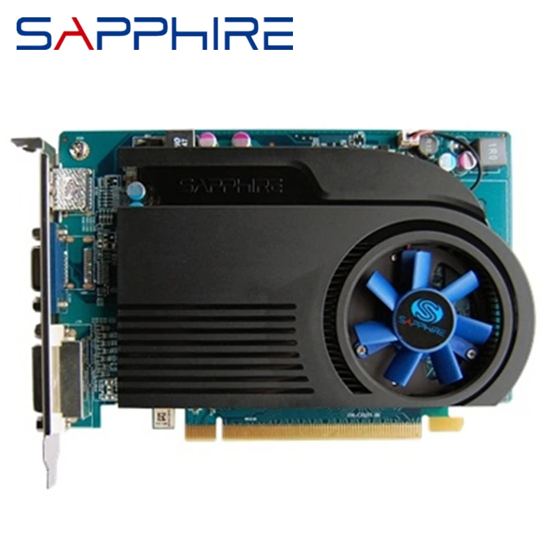 SAPPHIRE HD6570 1 ГБ DDR3 AMD видеокарта GPU Radeon HD 6570 видеокарты офисный компьютер для карты