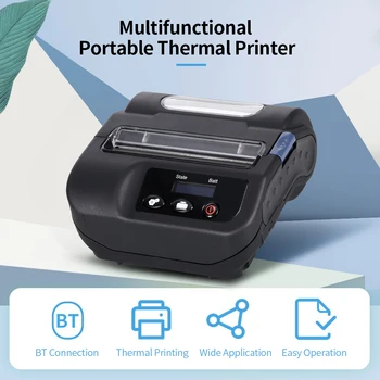 EU/US/UK Plug Multi-function Portable Thermal Printer Label Printer Wireless BT Mobile Printer Label Receipt Printer
EU/US/UK Plug Multi-function Portable Thermal Printer Label Printer Wireless BT Mobile Printer Label Receipt Printer